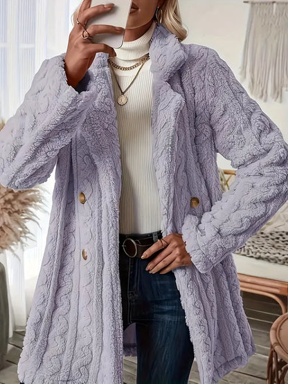 Seraphina I Manteau d'hiver texturé